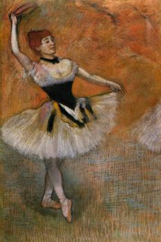 Edgar Degas : Dancer with Tambourine